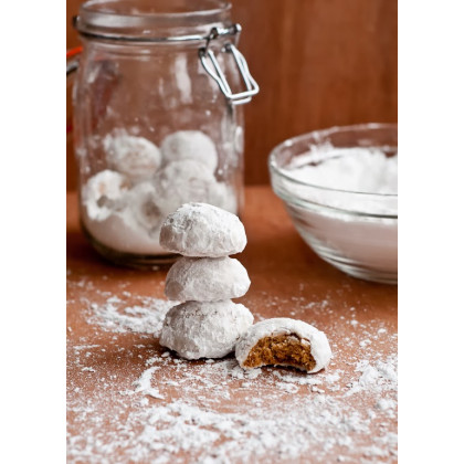Chai Spiced Snowball Cookies