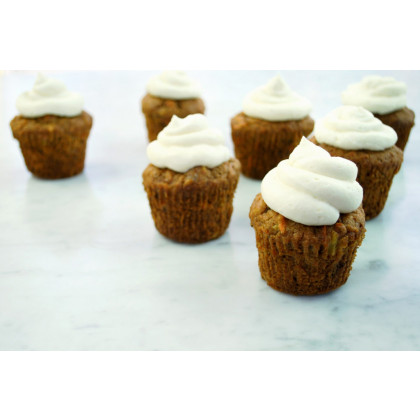 Carrot Cake Cupcakes with Heavenly Frosting