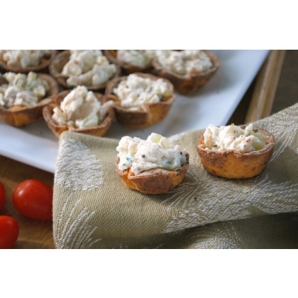 Cheese Puff-Pastry Hors D'oeuvre Cups