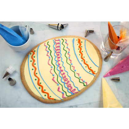 Giant Easter Egg Sugar Cookie