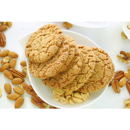 Peanut Butter Cookies with Nut Flour Blend