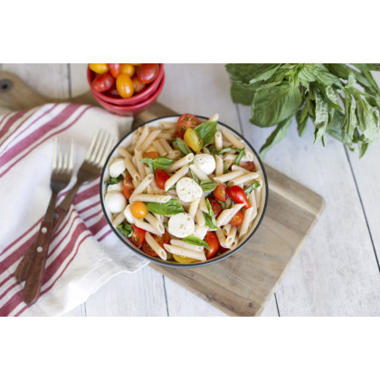 Tomato and Basil Pasta Salad with Penne