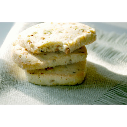 Pistachio Orange Sable Cookies