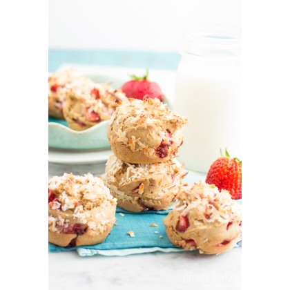 Strawberry Coconut Muffins